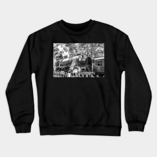 Vintage steam locomotive on the Norfolk Poppy Line Crewneck Sweatshirt